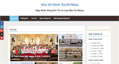 Desktop Screenshot of giaoxuchinhtoadanang.org