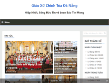 Tablet Screenshot of giaoxuchinhtoadanang.org